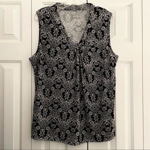 Talbot Sleeveless V-neck Top TRAVEL